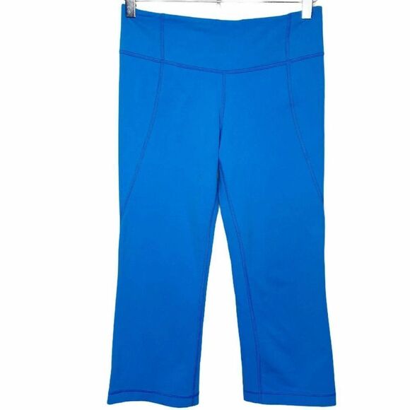 Lululemon Gather and Crow Slit Crop Pants Blue - Picture 1 of 10